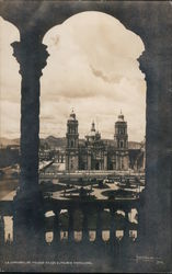 The Cathedral and Municipal Palace, Plaza de Armas San Luis, SL Mexico Postcard Postcard Postcard