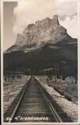 Mount Eisenhower (Castle Mountain) Postcard