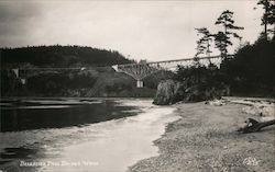 Deception Pass Bridge Postcard