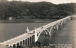 Rogue River Bridge, Oregon Coast Highway Postcard