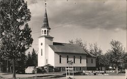 Ackers Lutheran Church Prairie Farm, WI Postcard Postcard Postcard