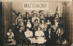 The Old Maids Club "Matrimony" Postcard