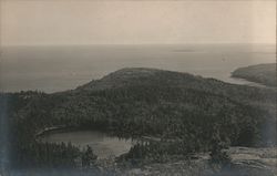The Bowl from Champlain Mountain, 410 Feet Above Sea Level Postcard