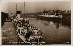 The Broomielaw from George V Bridge Glasgow, Scotland Postcard Postcard Postcard