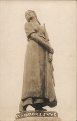 Statue of Evangeline Postcard