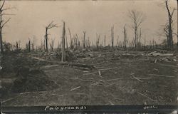 Fairgrounds After Storm Charleston, IL Postcard Postcard Postcard