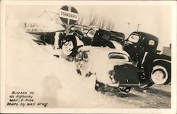 Blizzard '49 on Highway Postcard