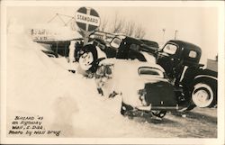 Blizzard '49 on Highway Wall, SD Postcard Postcard Postcard