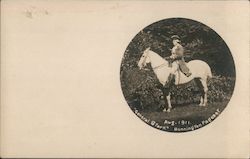 "General Stork" Bennington Pageant Aug. 1911 Postcard