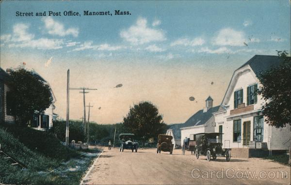 Street and Post Office Manomet Massachusetts