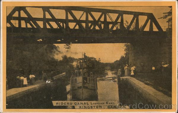 Rideau Canal Looking East Kingston Canada Ontario