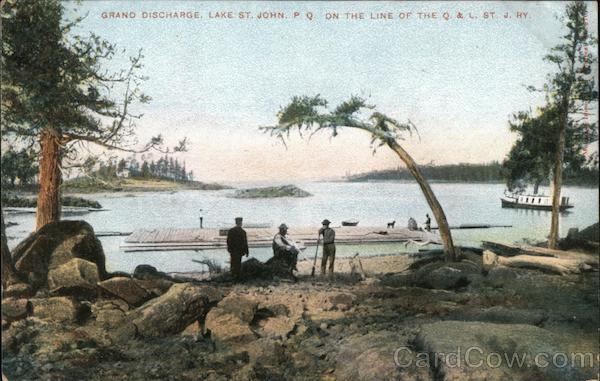 Grand Discharge Lake St. John PQ Canada Quebec