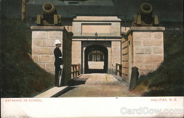 Entrance to Citadel Halifax NS Canada Nova Scotia