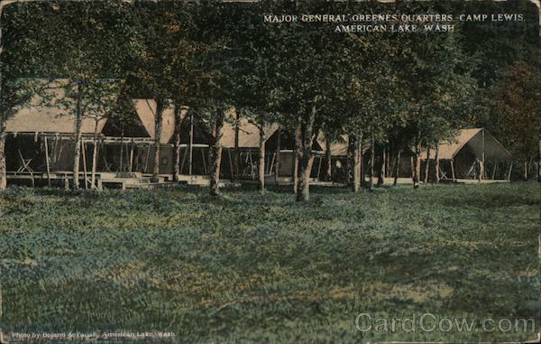 Major General Greenes Quarters Camp American Lake Washington