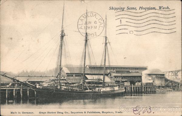 Shipping Scene Hoquiam Washington