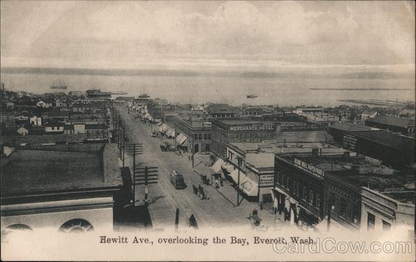 Hewitt Ave., Overlooking the Bay Everett Washington