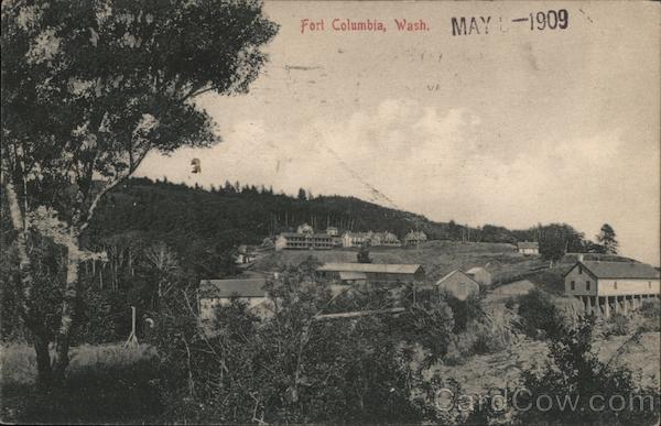 View of Fort Columbia Chinook Washington