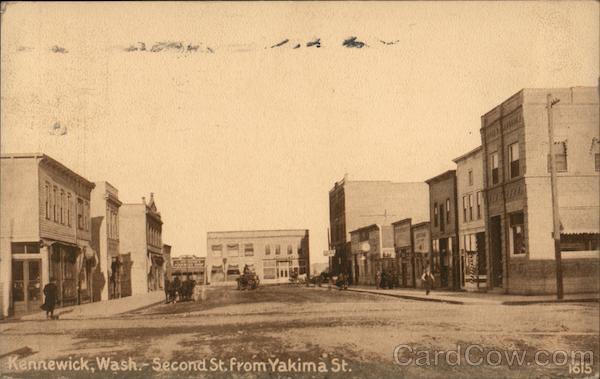 Second Street from Yakima Street Kennewick Washington