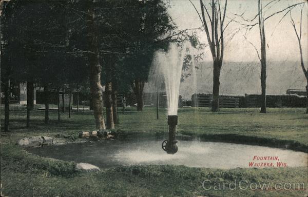 Fountain Scene Wauzeka Wisconsin
