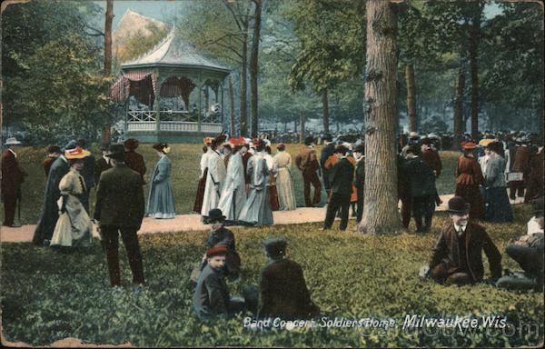 Band Concert Solders Home MIlwaukee Wisconsin