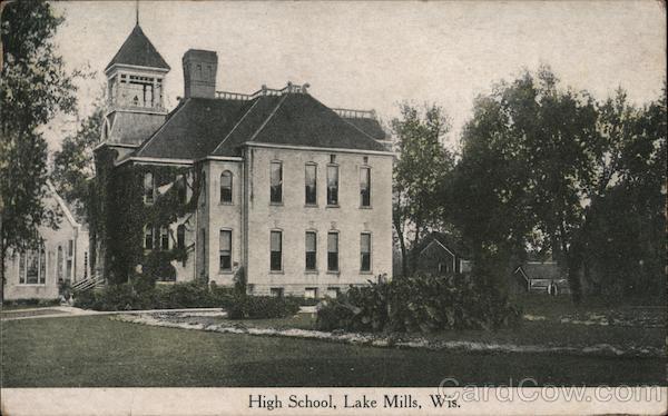 High School Lake Mills Wisconsin
