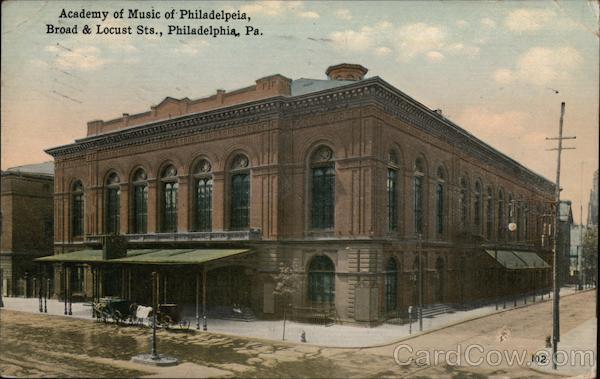 Academy of Music of Philadelphia Pennsylvania