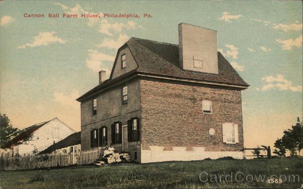 Cannon Ball Farm House Philadelphia Pennsylvania