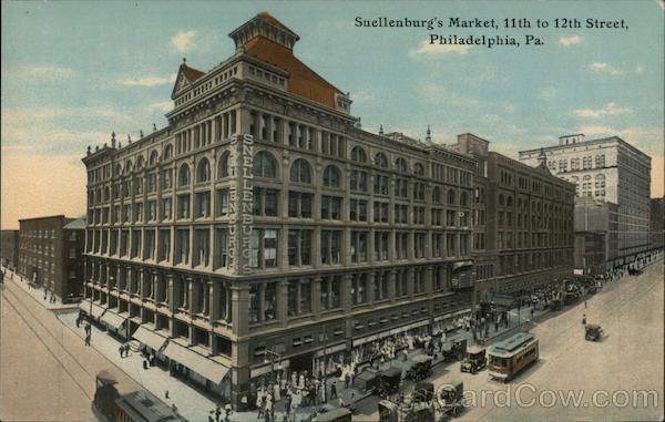 Snellenburg's Market, 11th to 12th Street Philadelphia Pennsylvania