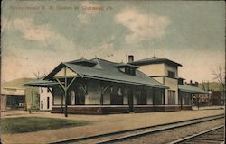 Pennsylvania RR Station Oakmont, PA Postcard Postcard Postcard