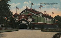 Theatre Building, Olentangy Park Postcard