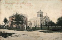 St Francis De Sales Catholic Church and College Houma, LA Postcard Postcard Postcard