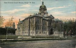 Cass County Court House Postcard