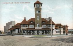 Grand Trunk Depot Postcard
