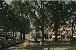 City Park Burlington, VT Postcard Postcard Postcard