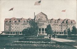 Hotel Entrance, Thousand Islands Hotel New York Postcard Postcard Postcard