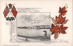 View of Kingston and Military College Postcard