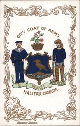 City Coat of Arms, Halifax Postcard