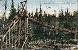 Suspension Bridge Postcard