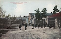 Entrance to U. S. Navy Yard Postcard