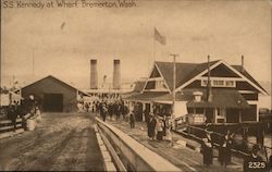 SS Kennedy at Wharf Bremerton, WA Postcard Postcard Postcard