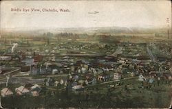 Bird's Eye View Chehalis, WA Postcard Postcard Postcard