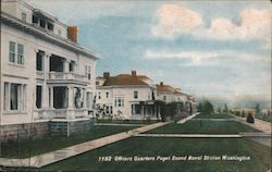 Officers Quarters, Puget Sound Naval Station Postcard