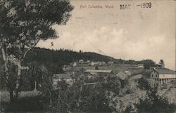 View of Fort Columbia Postcard
