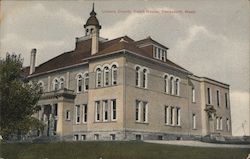 Lincoln County Court House Davenport, WA Postcard Postcard Postcard