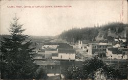 Capitol of Cowlitz County, Business Sectdion Postcard