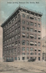 Perkins Building, Newspaper Row Postcard