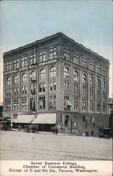 Beutel Business College, Chamber of Commerce Building Postcard