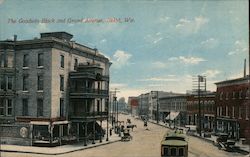 The Golden Block and Grand Avenue Postcard