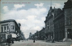 Main St. North from Algoma Postcard
