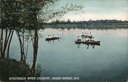 Wisconsin River Scenery Postcard